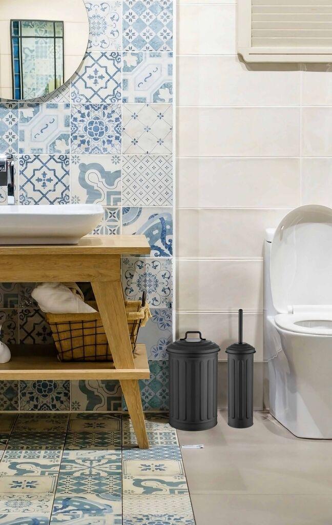 Комплет за бања L'essentiel Maison Mgl0059, 2 дела, црна