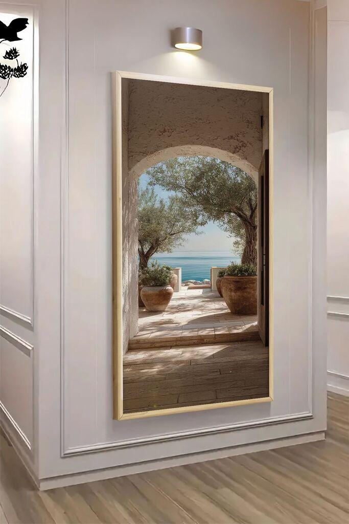 Wallity декоративна врамена слика, 70x33 см, шарена