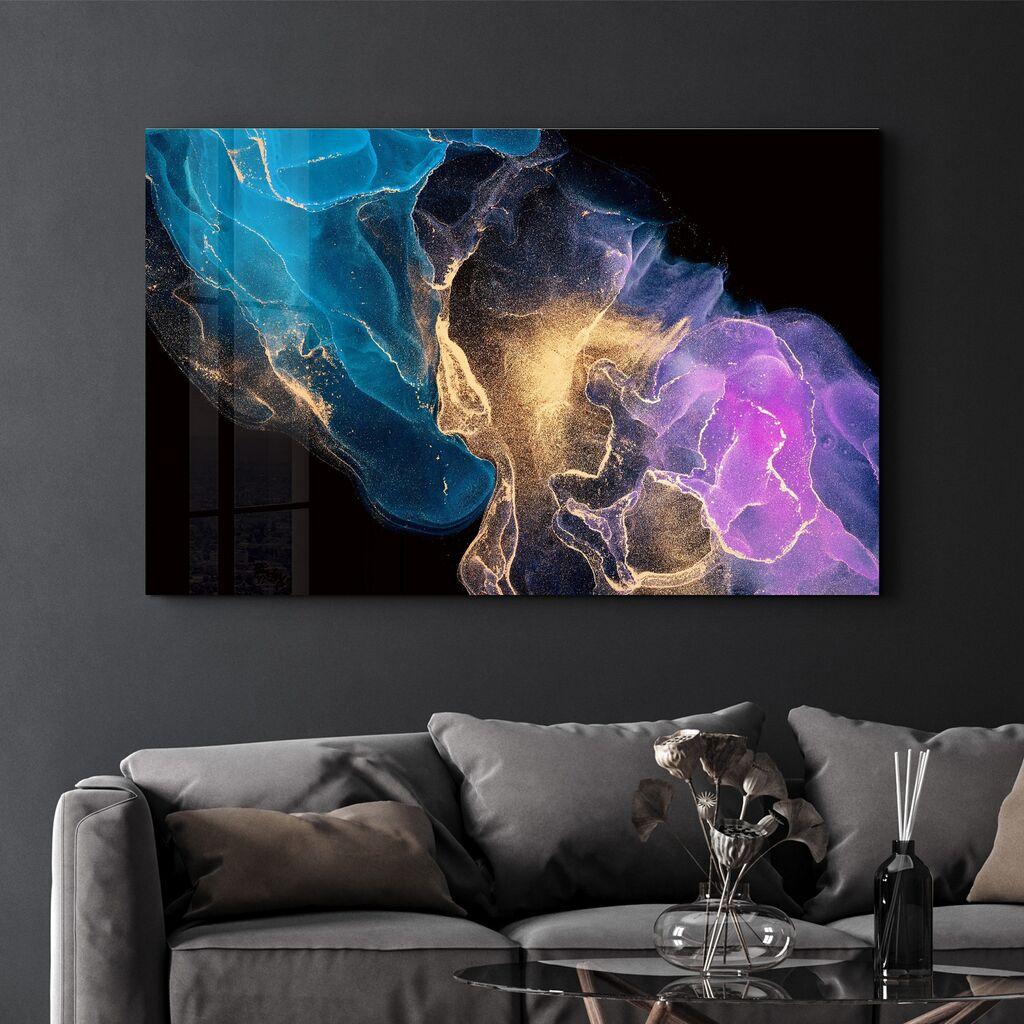 Декоративна слика Wallity на калено стакло, 70x110 см, шарена
