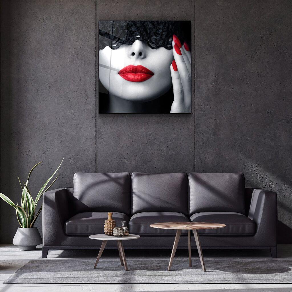 Wallity декоративна слика на калено стакло, 40x40, шарена