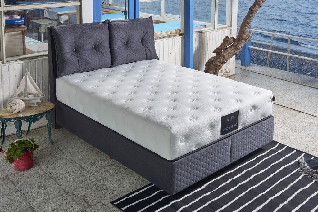 Душек Hanah Home Visco, 160x200 см, бел