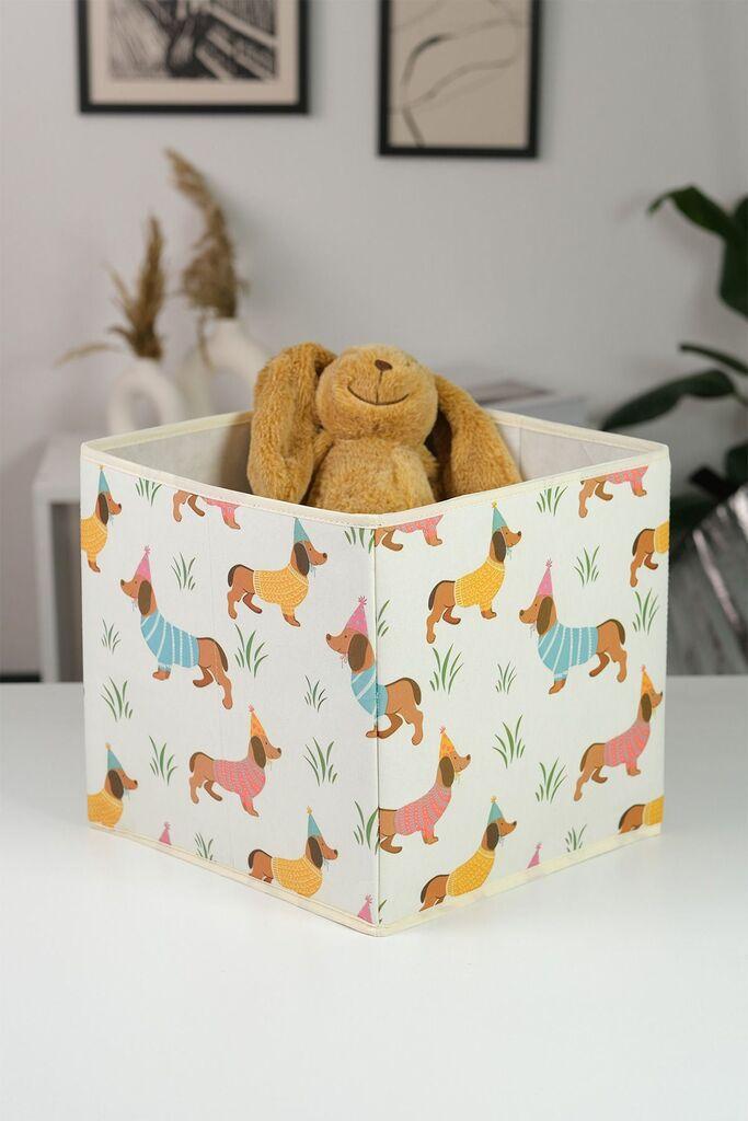 Кошница за складирање Aberto Design YLC-K034, 30x30x30cm, шарена
