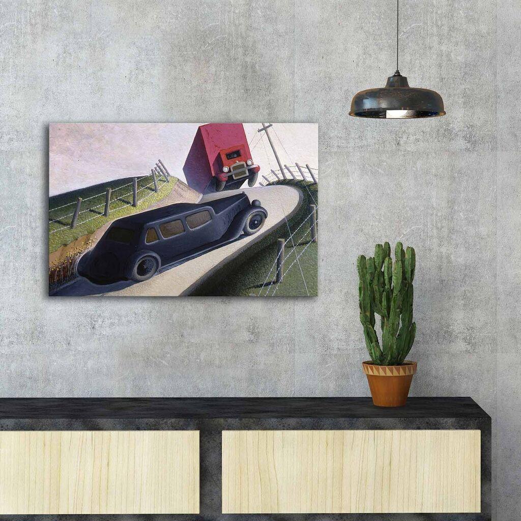 Wallity Декоративна слика на платно, 45x70 см, шарена