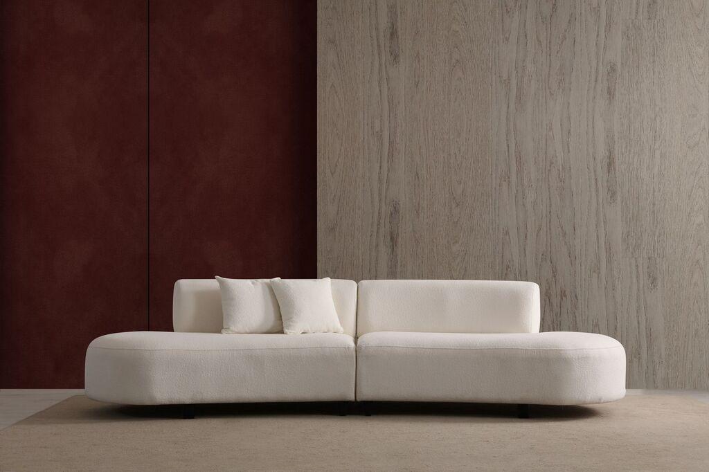 Аголна гарнитура софа Atelier del Pars Cream, 100x70x300 см, беж