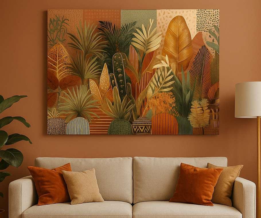 Wallity Декоративна слика на платно, 50x70 см, шарена