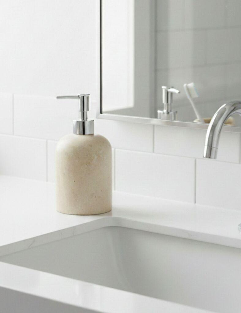 Диспензер за сапун Aberto Design, беж