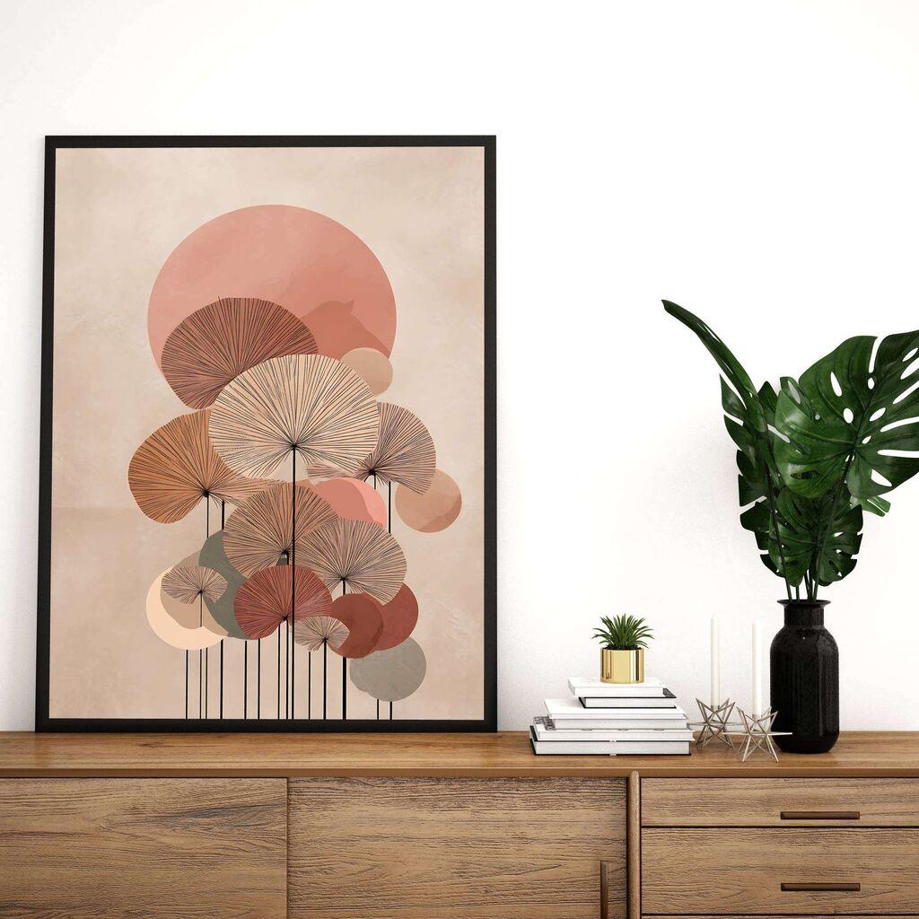 Wallity декоративна врамена слика, 50x70 см, шарена