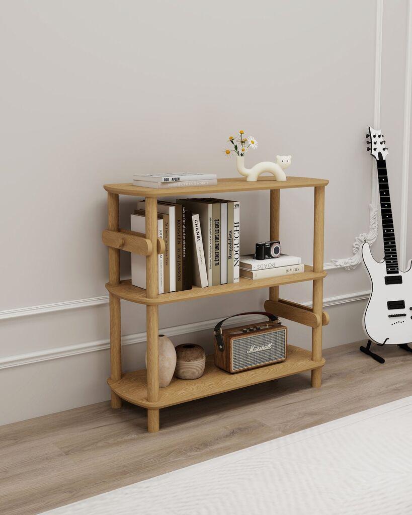 Полица за книги Hanah Home, 80x79x30cm
