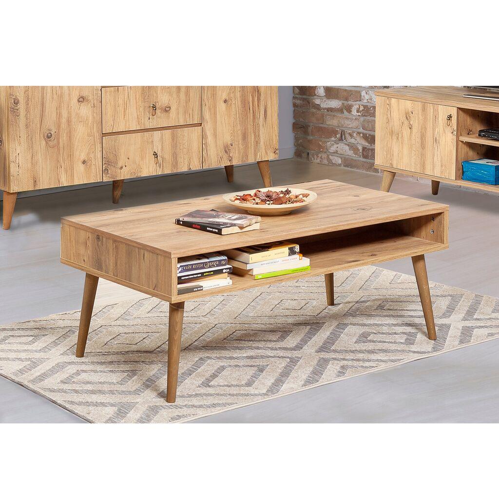 Маса Hanah Home Club Viva-200, 110x45x60 см, боја на даб
