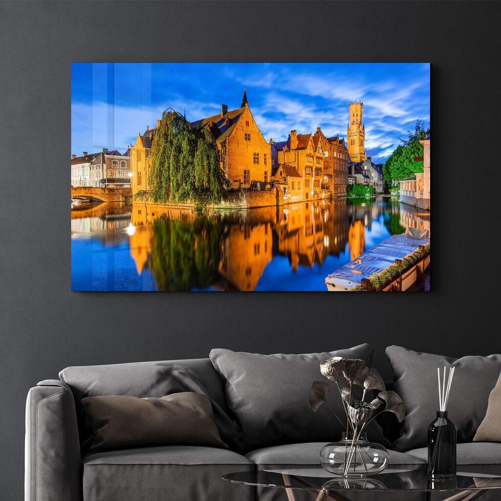 Декоративна слика Wallity на калено стакло, 35x55 см, шарена