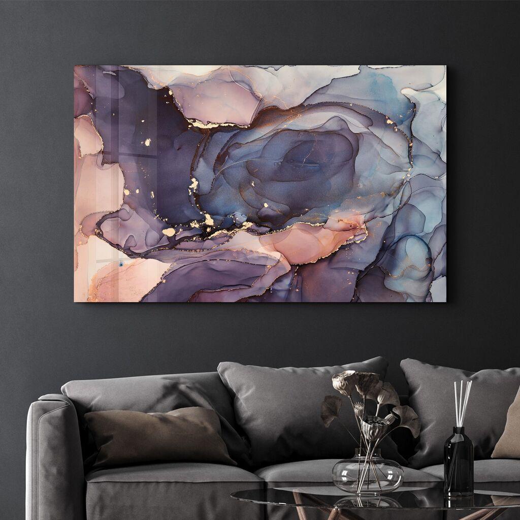 Декоративна слика Wallity на калено стакло, 46x72 см, шарена