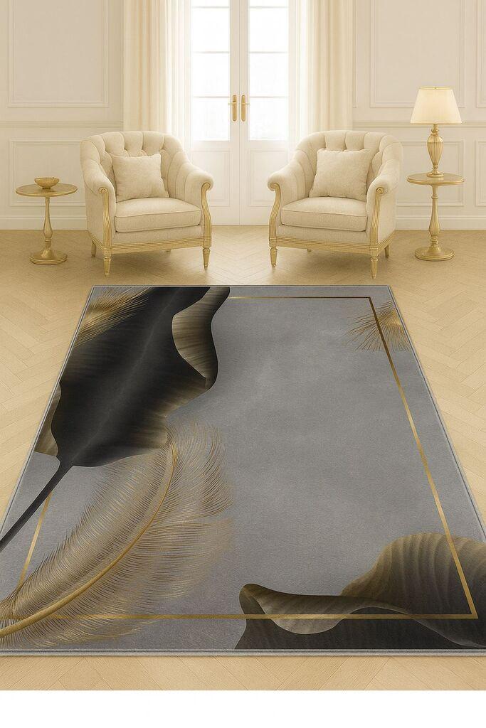 Концепт хипнозен тепих HM-CRP25-31, правоаголен, 160x230 cm, сив