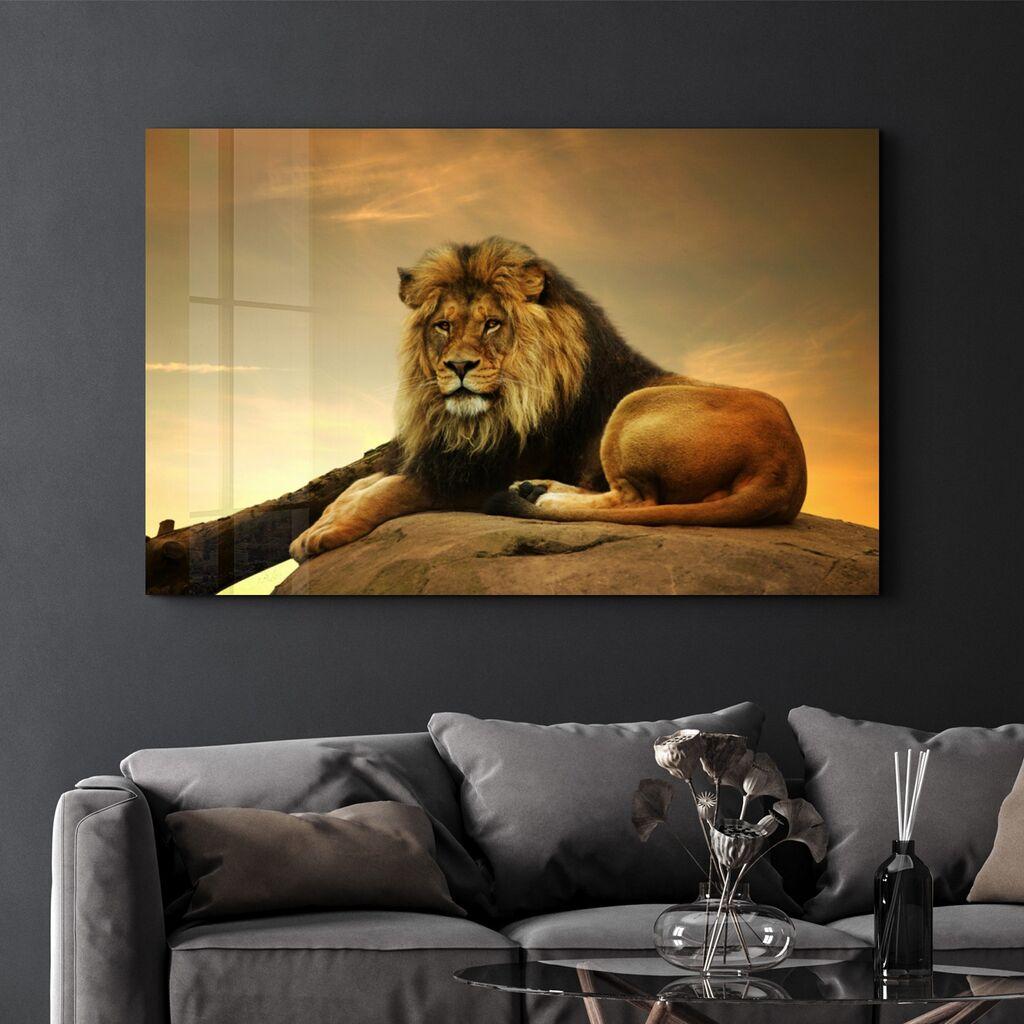 Декоративна слика Wallity на калено стакло, 46x72 см, шарена