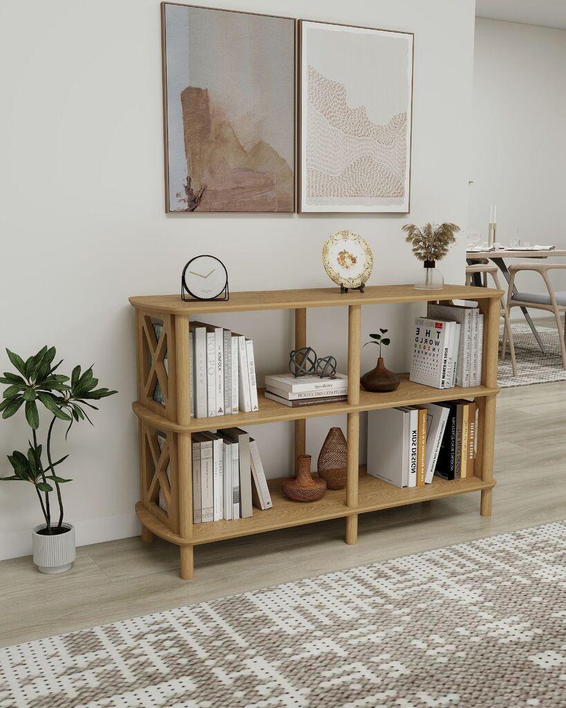 Полица за книги Hanah Home, 80x79x38cm