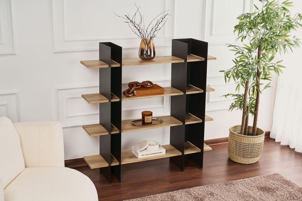 Полица за книги Hanah Home Shb-017, 120x31x120 см,