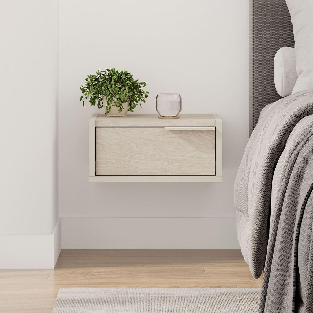 Ноќна масичка Hanah Home, 40x18.8x30cm, песок