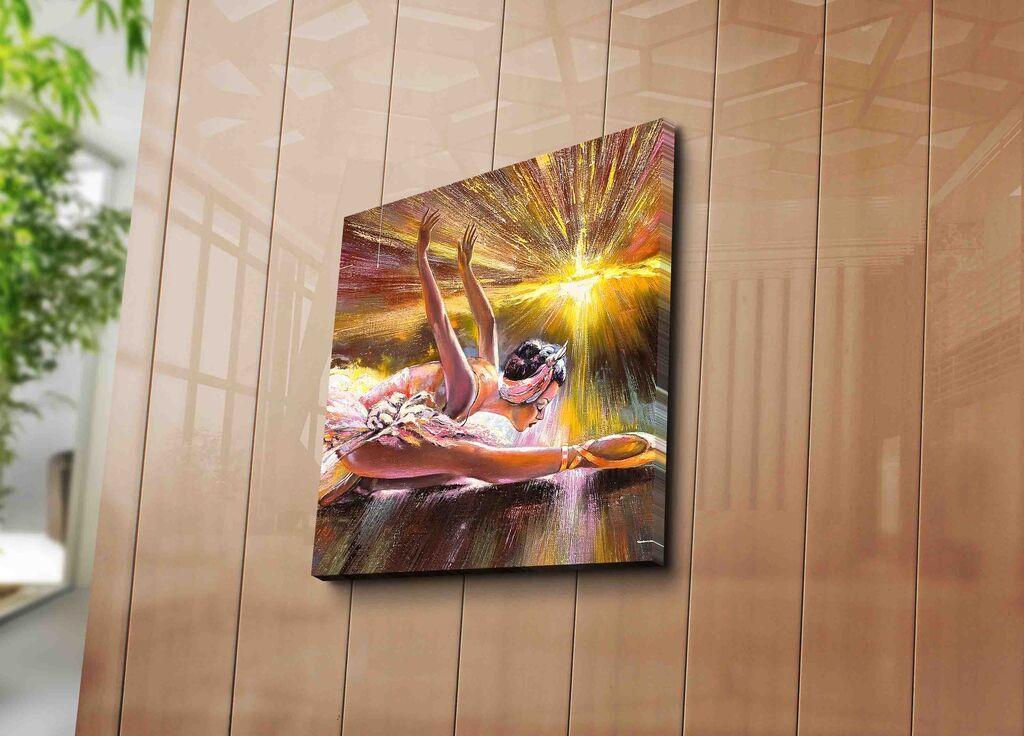 Wallity Декоративна слика на платно, 45x45 см, шарена