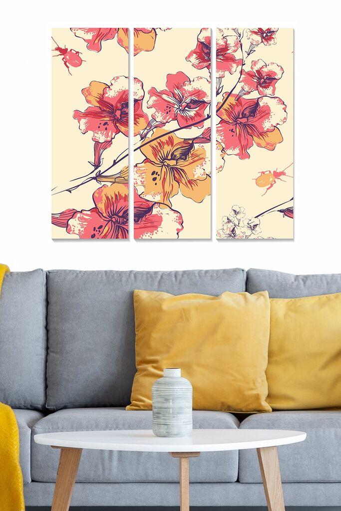 Wallity Сет Слики MDF2657978, 3 Дела