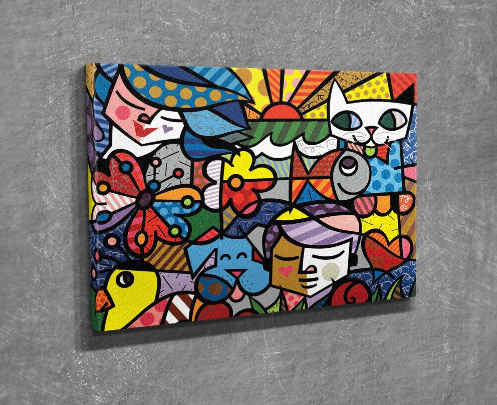 Wallity Декоративна слика на платно, 30x40 см, шарена
