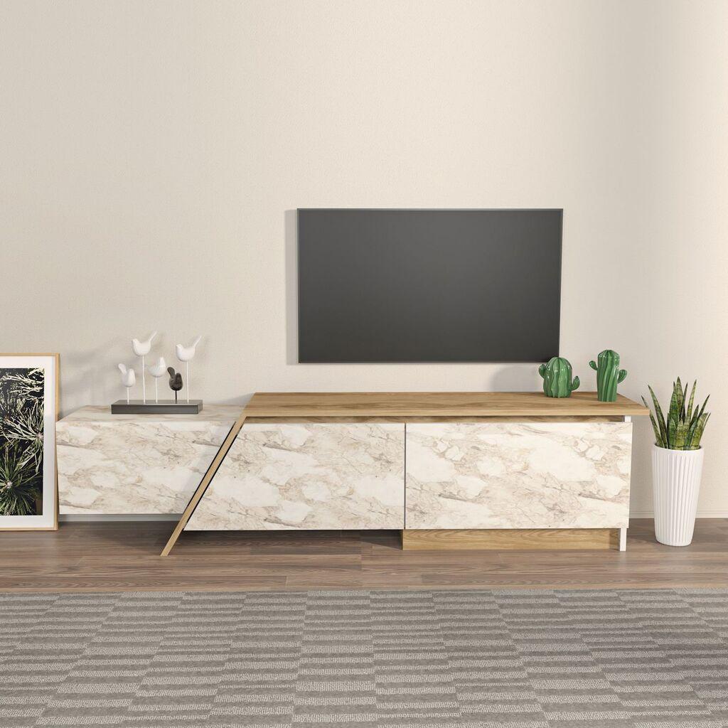 Комода за ТВ Hanah Home Zonas, 180x28.6x35 см, даб