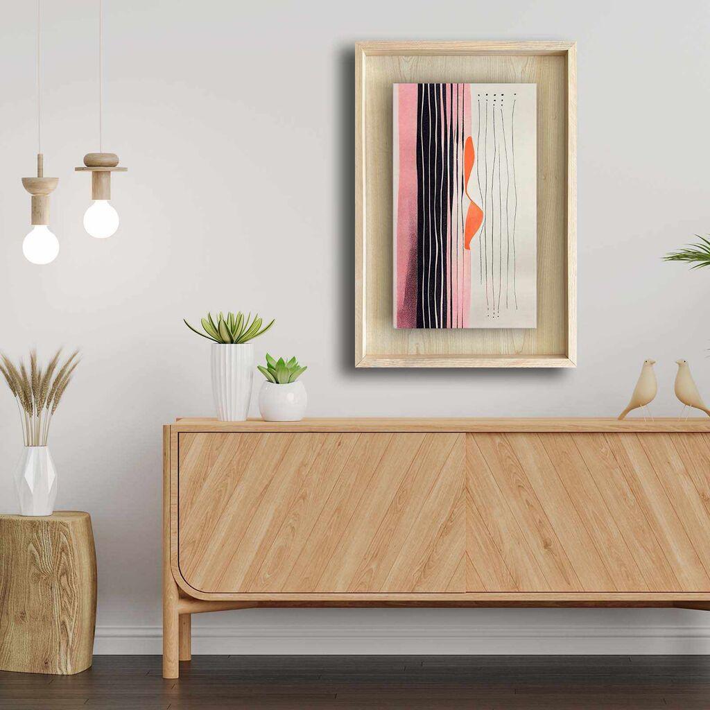 Wallity декоративна врамена слика, 43x63 см, шарена