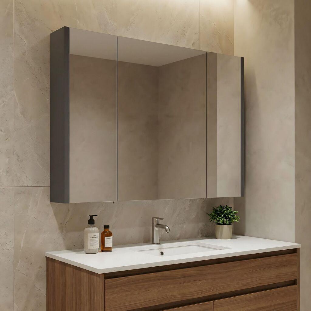 Полица за бања Hanah Home, сива