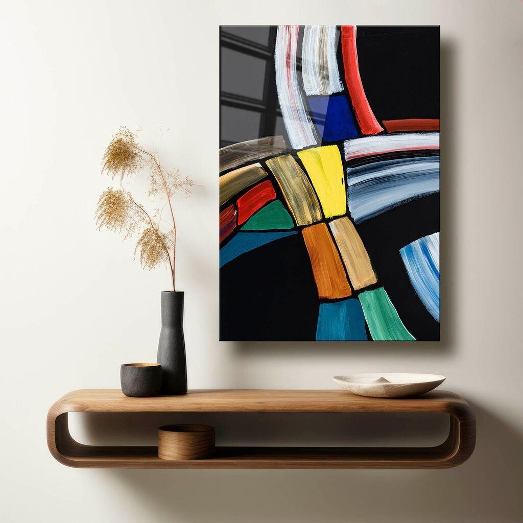 Декоративна слика Wallity на калено стакло, 50x70 см, шарена