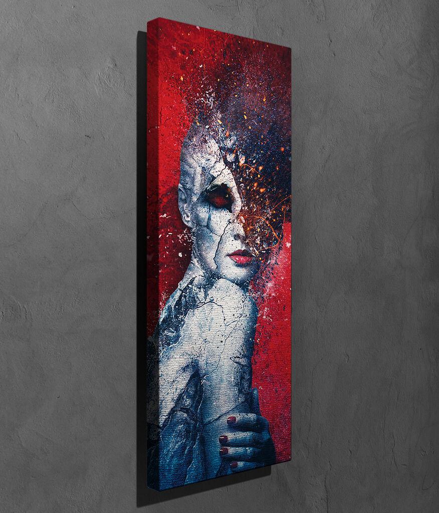 Wallity Декоративна слика на платно, 30x80 см, шарена
