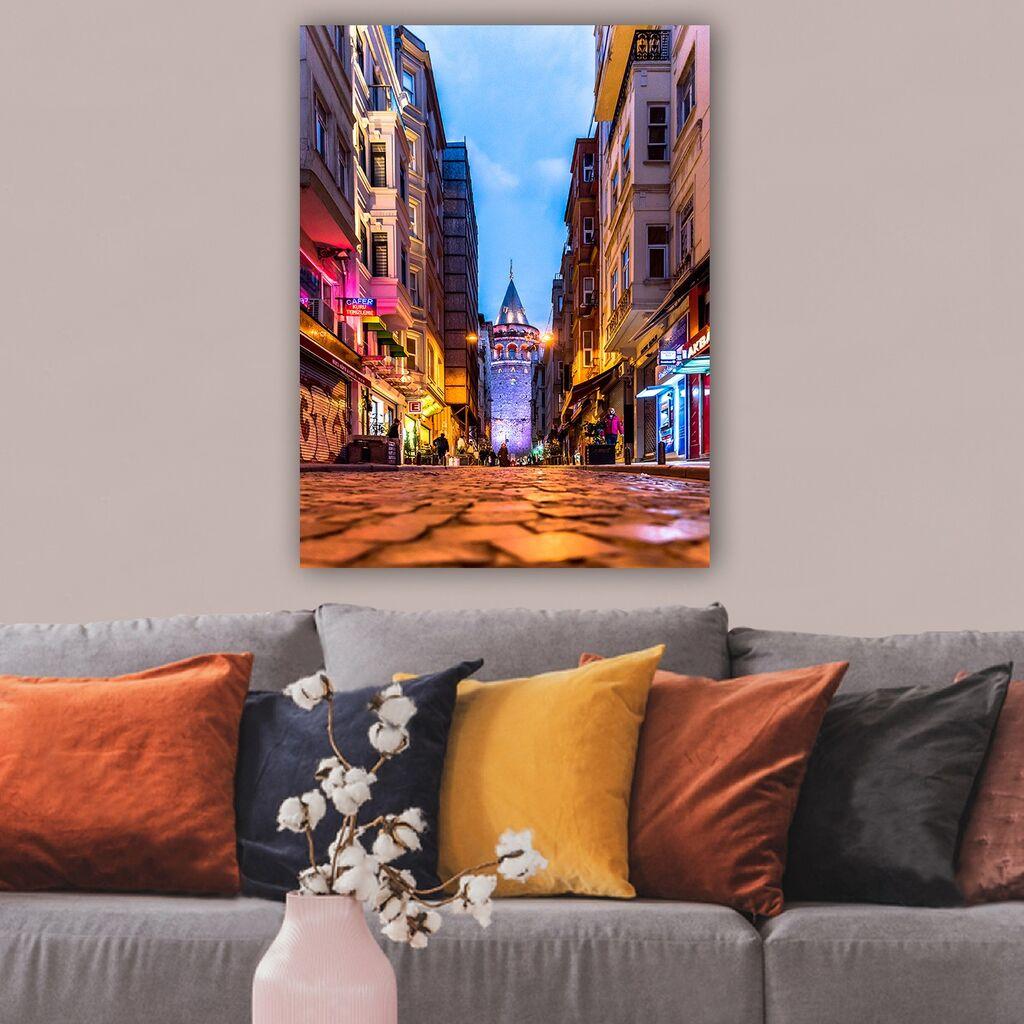 Wallity Декоративна слика на платно, 70x100 см, Шарена