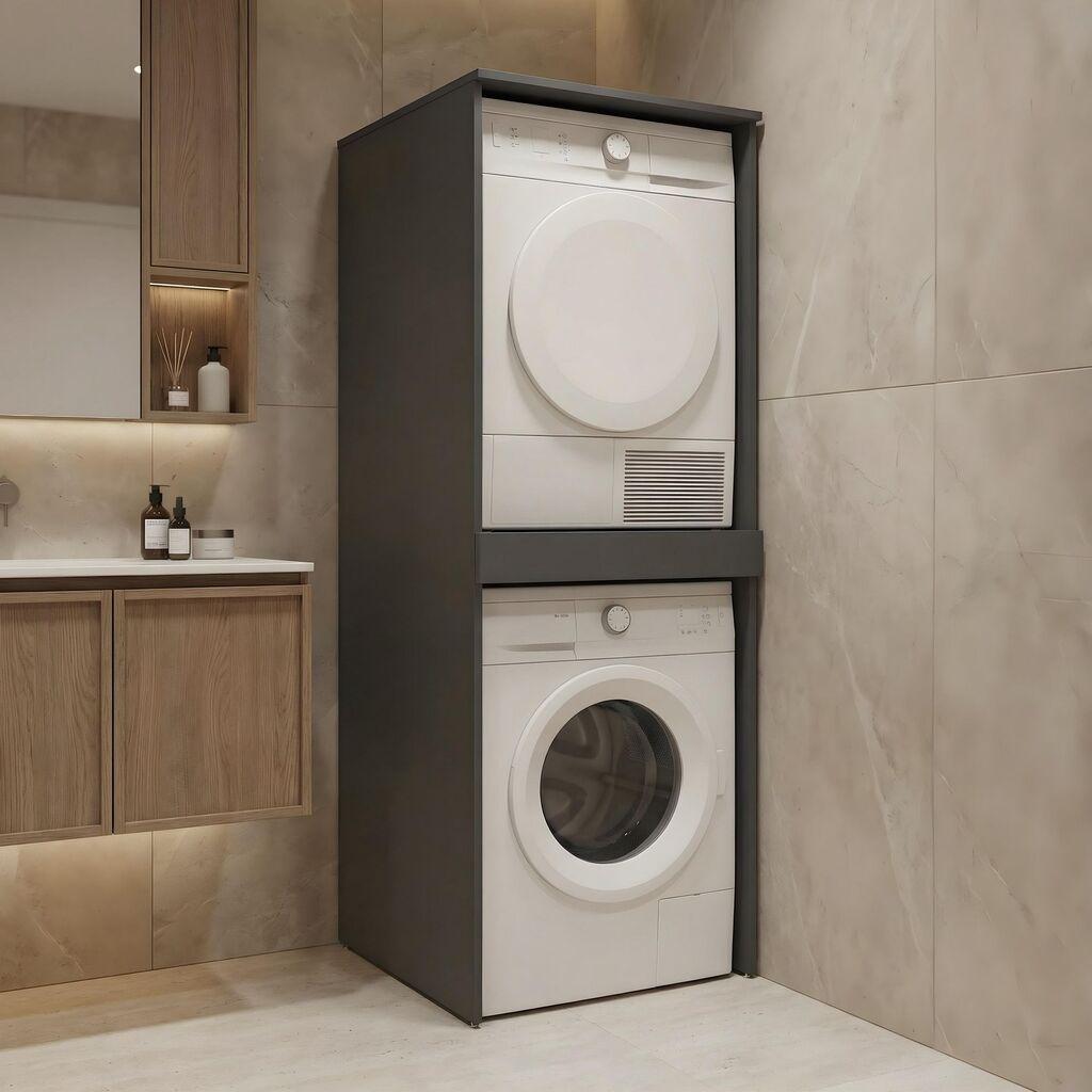 Полица за бања Hanah Home, антрацит