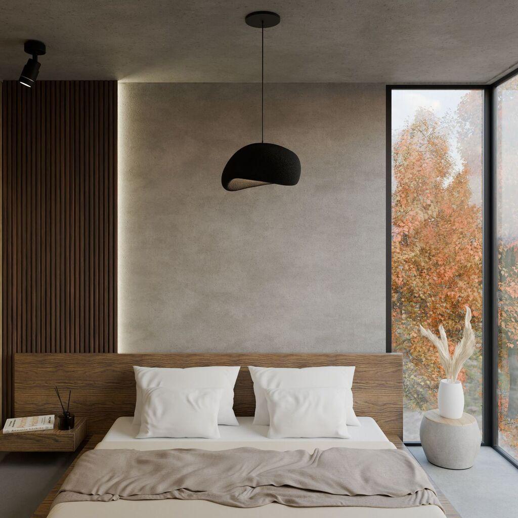 Лустер Opviq Wabi Sabi Emberstill, црн