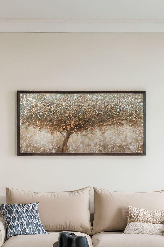 Wallity декоративна врамена слика, 50x120 см, шарена