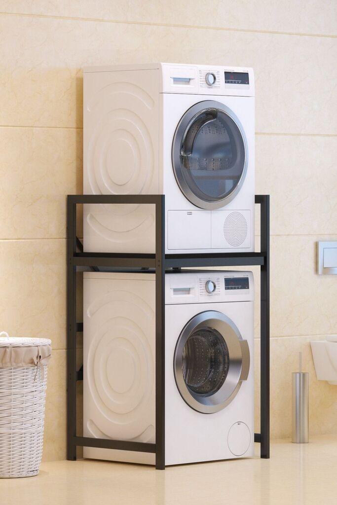 Hanah Home полица за машина за перење C7, црна
