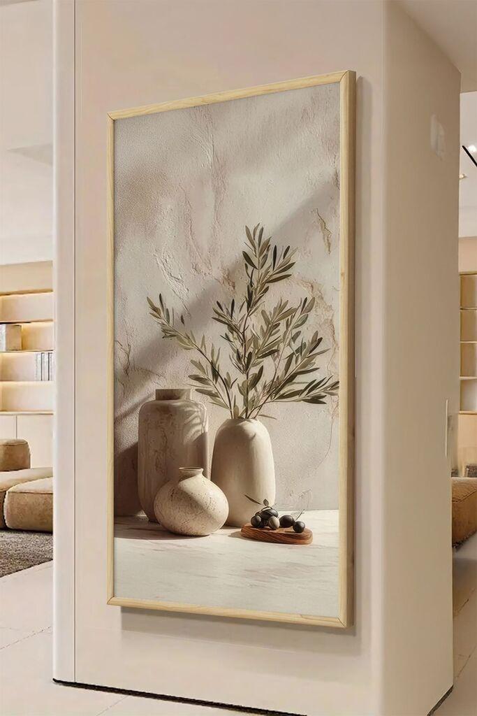 Wallity декоративна врамена слика, 120x50 см, шарена