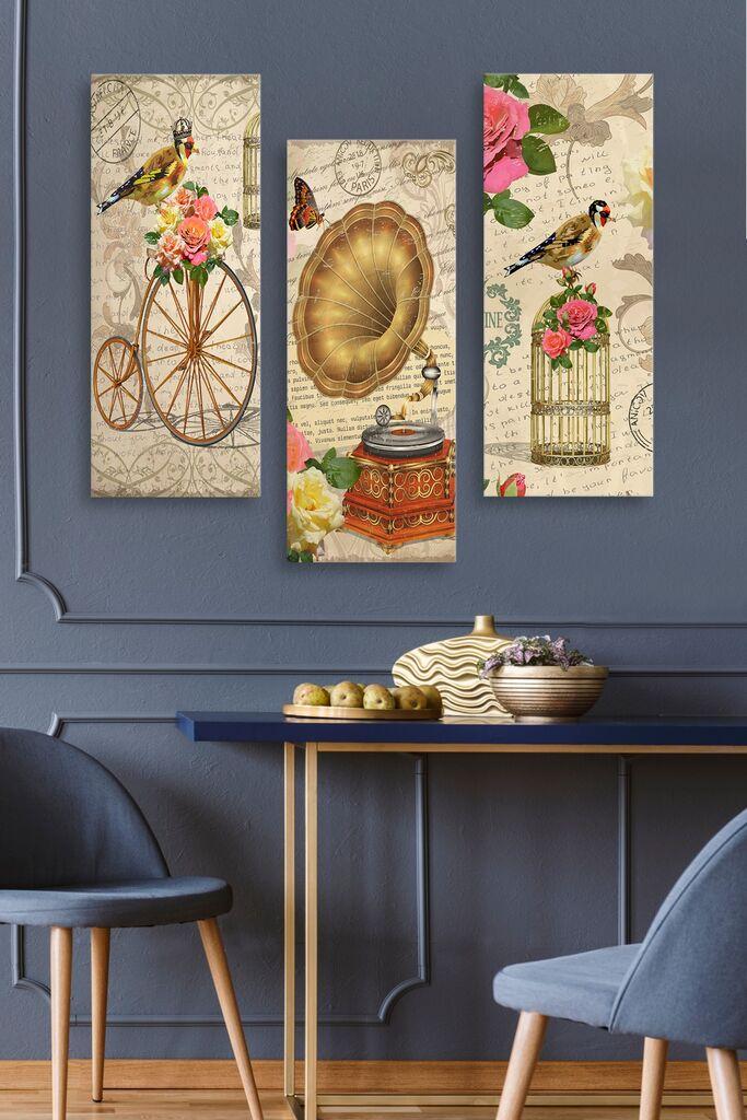 Wallity Сет Слики MDF25601600, 3 Дела