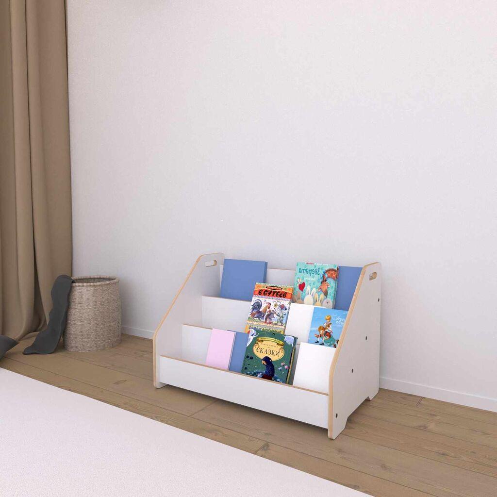 Полица за книги Hanah Home, 57x38x34 см, бела