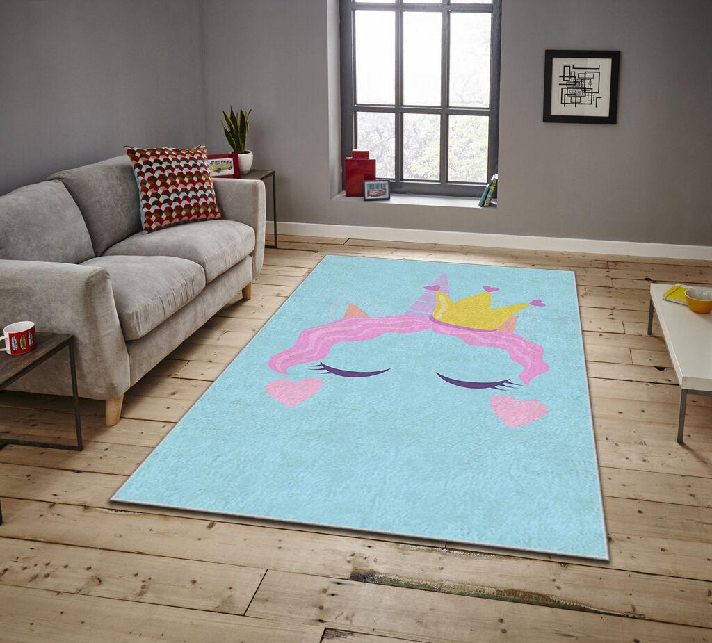 Conceptum Hypnose Carpet Asr Crpt-40, правоаголен, 100x140 cm, светло сина