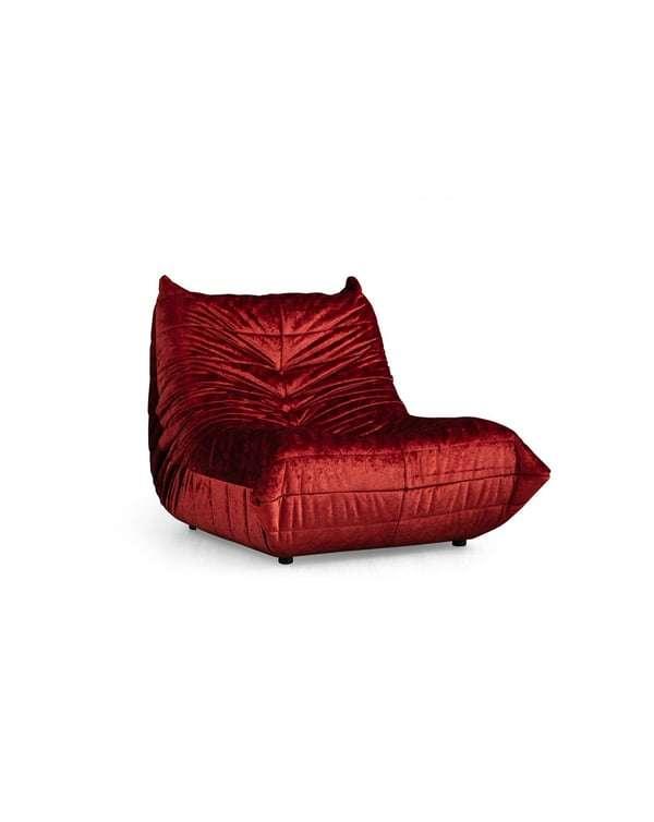 Столче Atelier del Sofa Bocek, 90x100x80 см, црвена