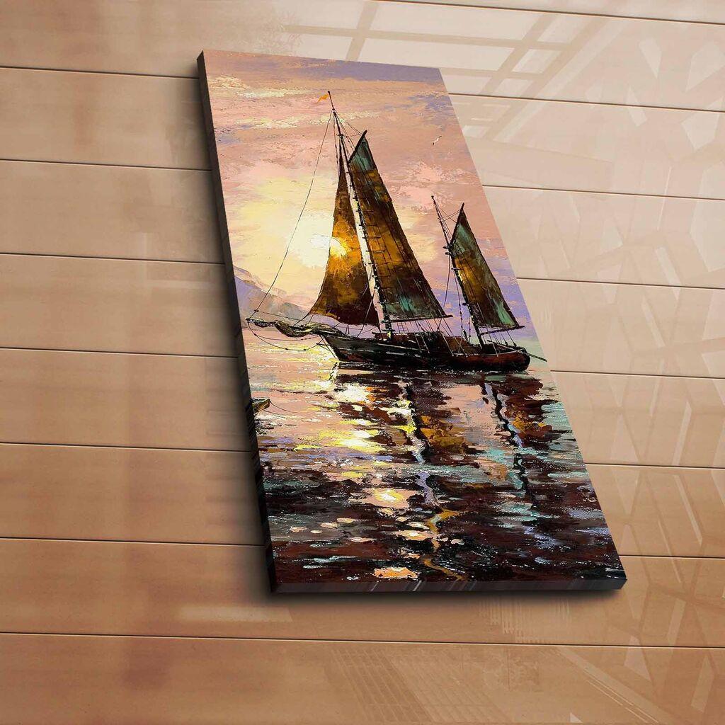 Wallity Декоративна слика на платно, 30x70 см, шарена