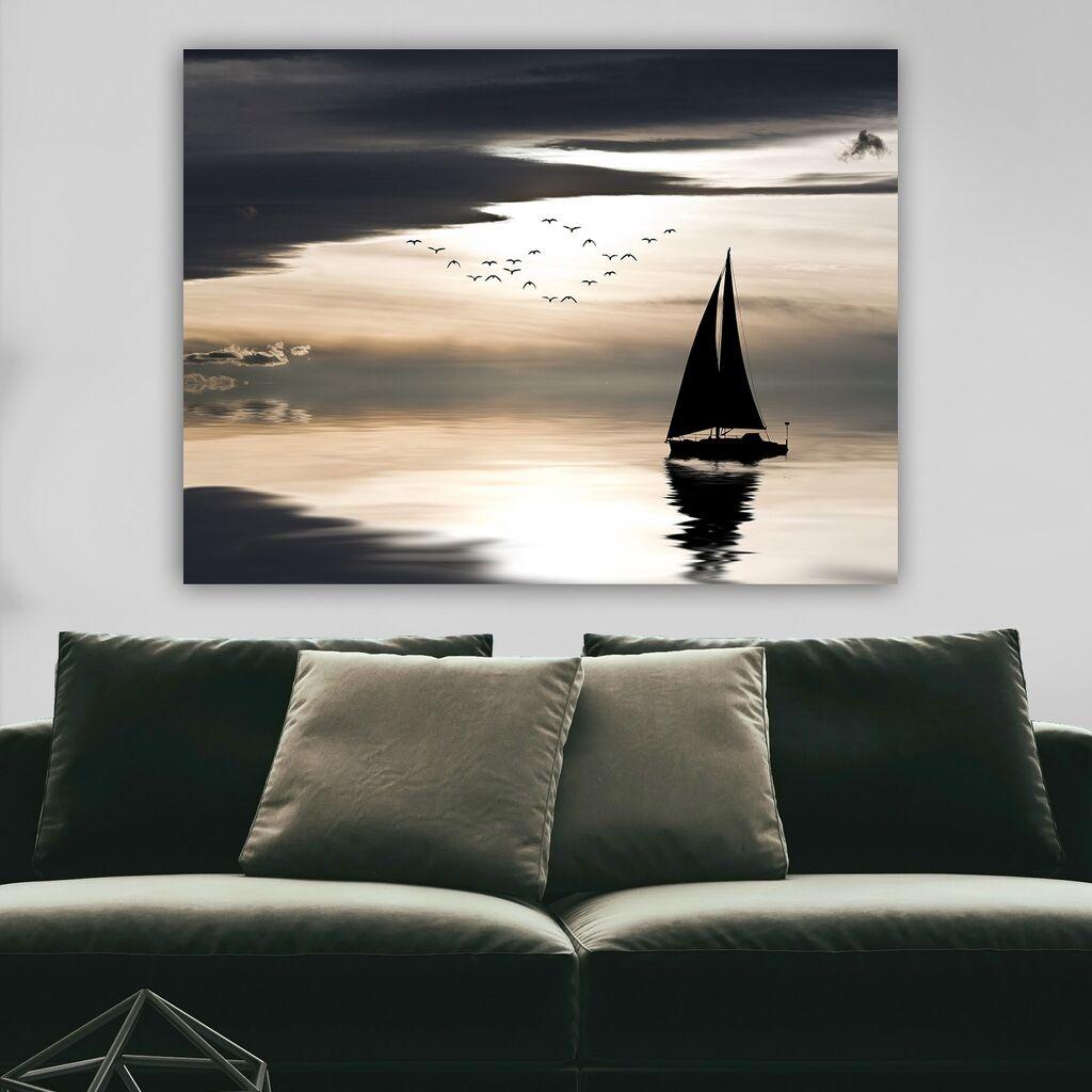 Wallity Декоративна слика на платно, 70x100 см, Шарена