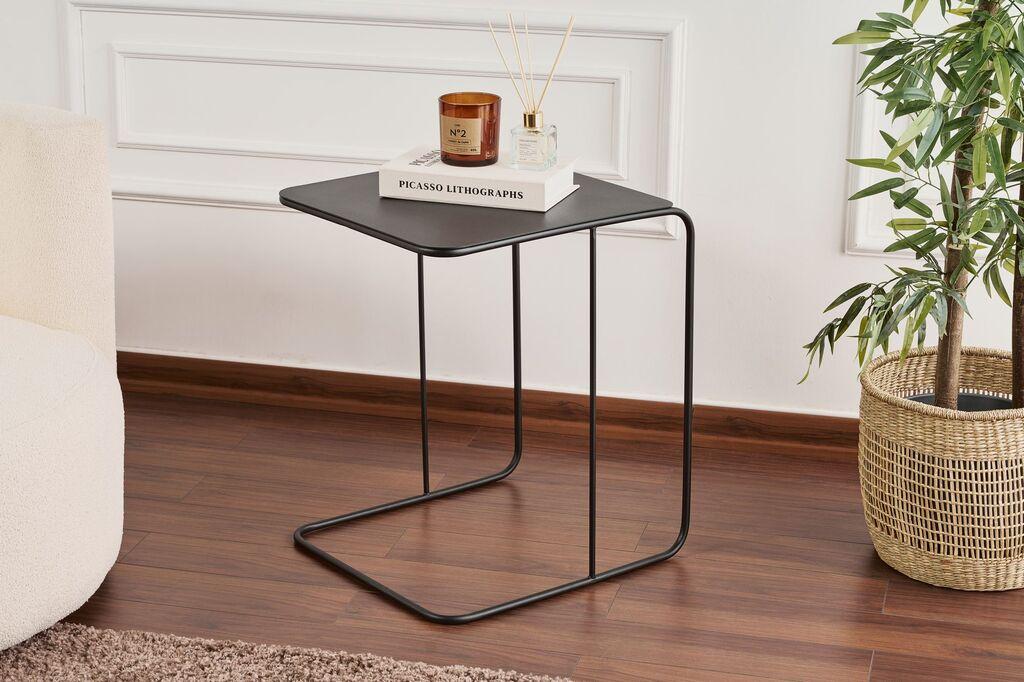 Маса Hanah Home Club Shb-011, 47x46x57 см, црна