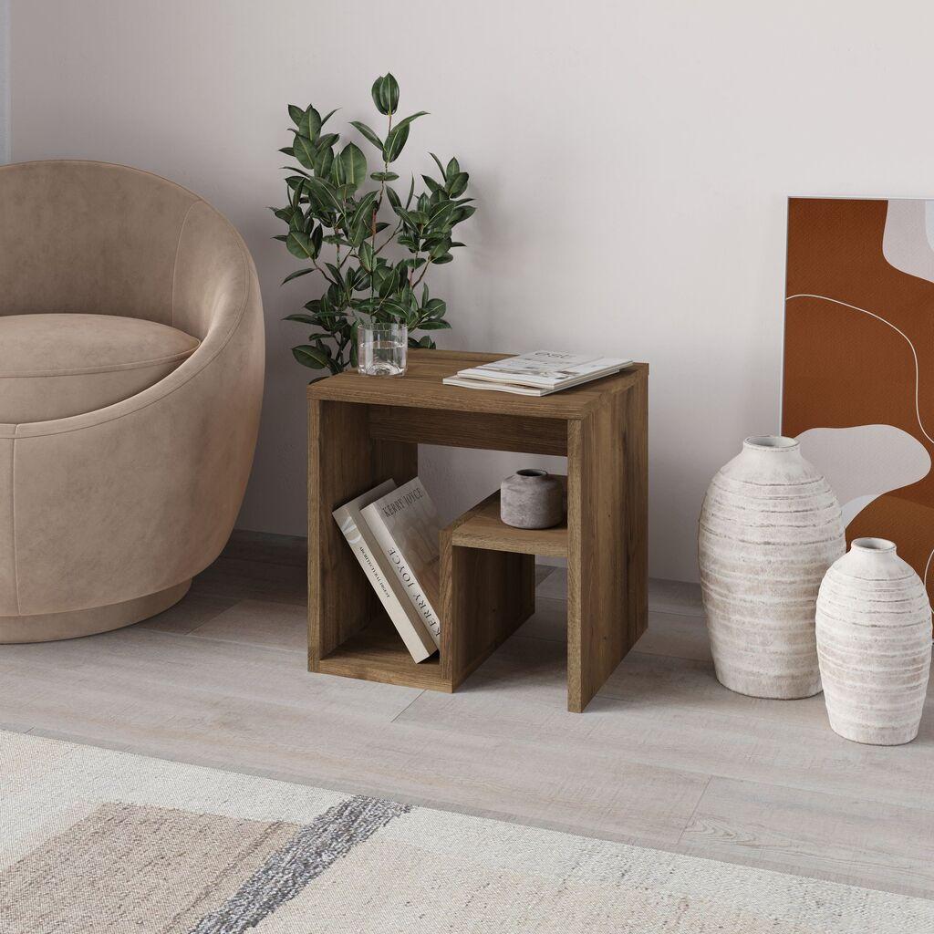 Помошна маса Hanah Home, 40x40 см, крем боја