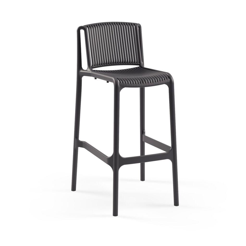 Комплет барски столчиња Hanah Home Nes Bar, 50x100x53 см, 4 парчиња, антрацит