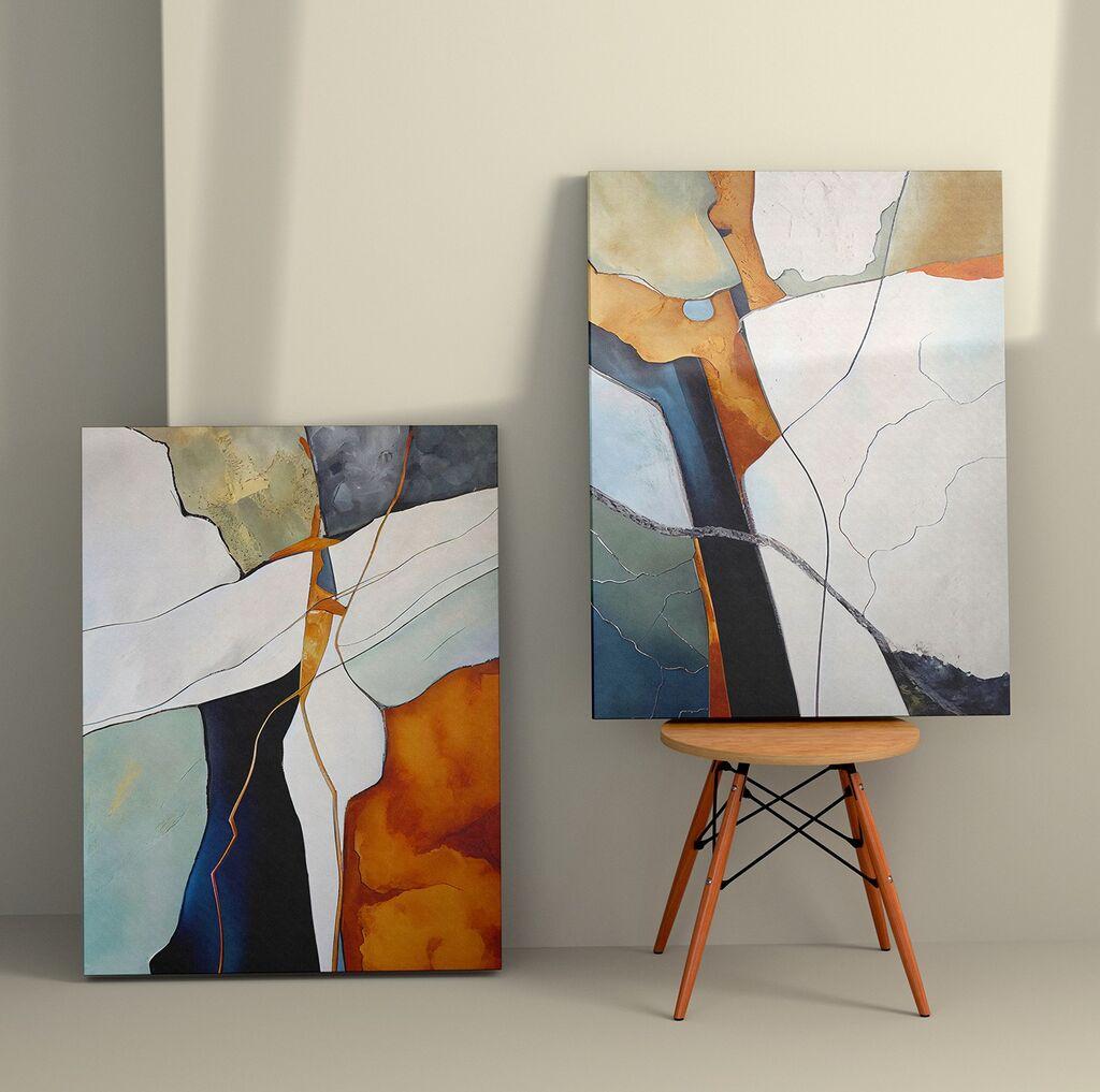 Wallity декорација за ѕид 2KNV4348, 70 x 100 см, 2 парчиња