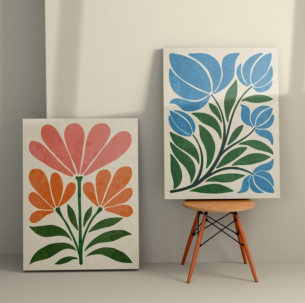 Wallity декорација за dzид 2KNV4386, 50 x 70 см, 2 парчиња