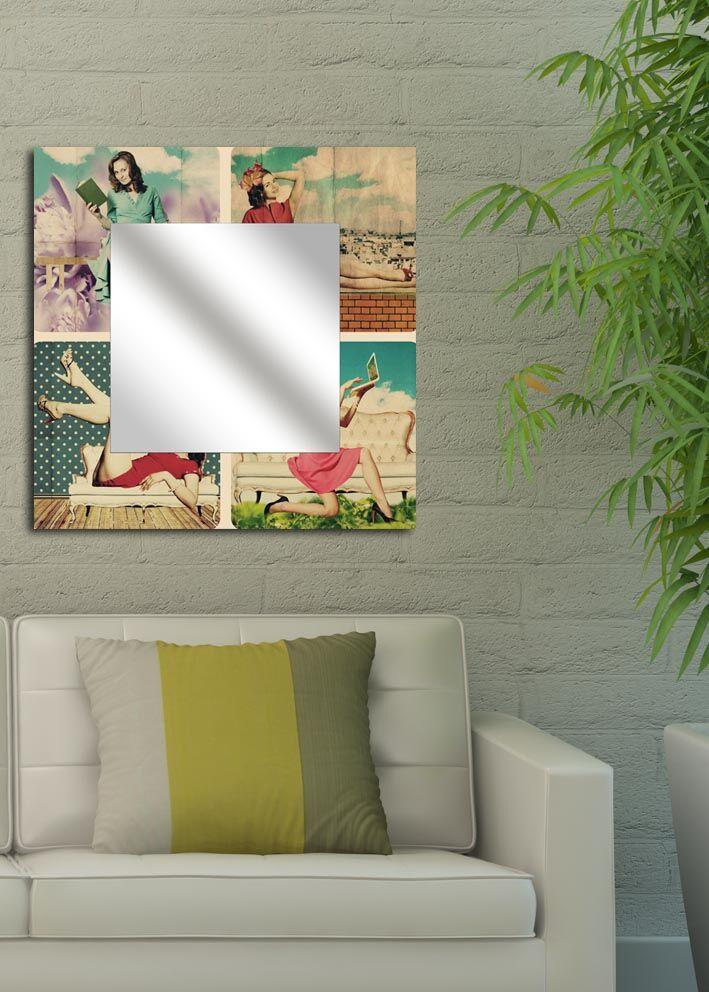Огледало Wallity MA-29, 50x50 см, во боја
