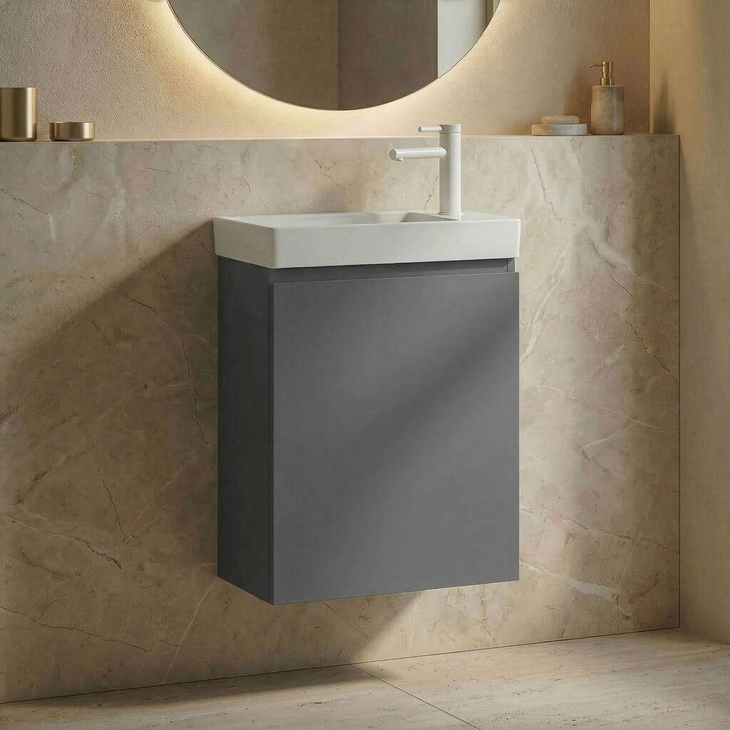 Полица за бања Hanah Home, сива