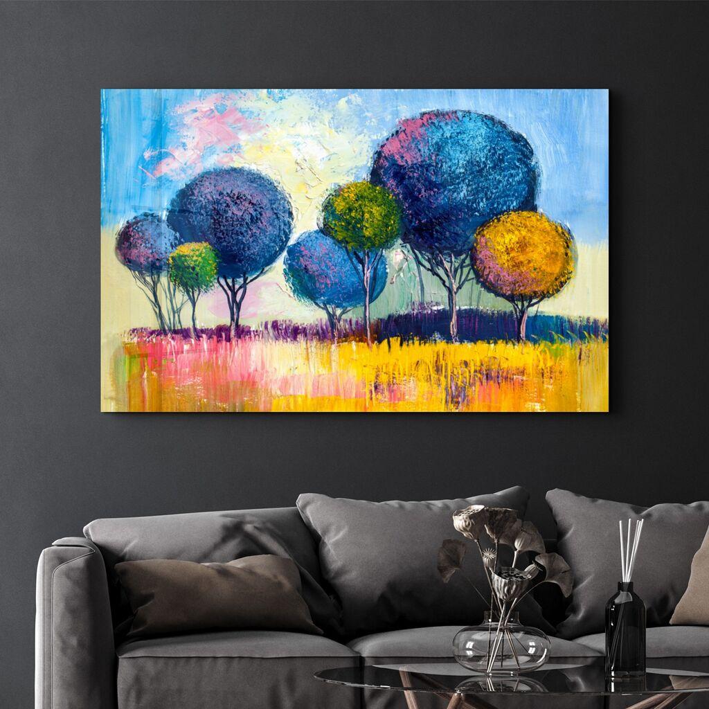 Декоративна слика Wallity на калено стакло, 70x110 см, шарена