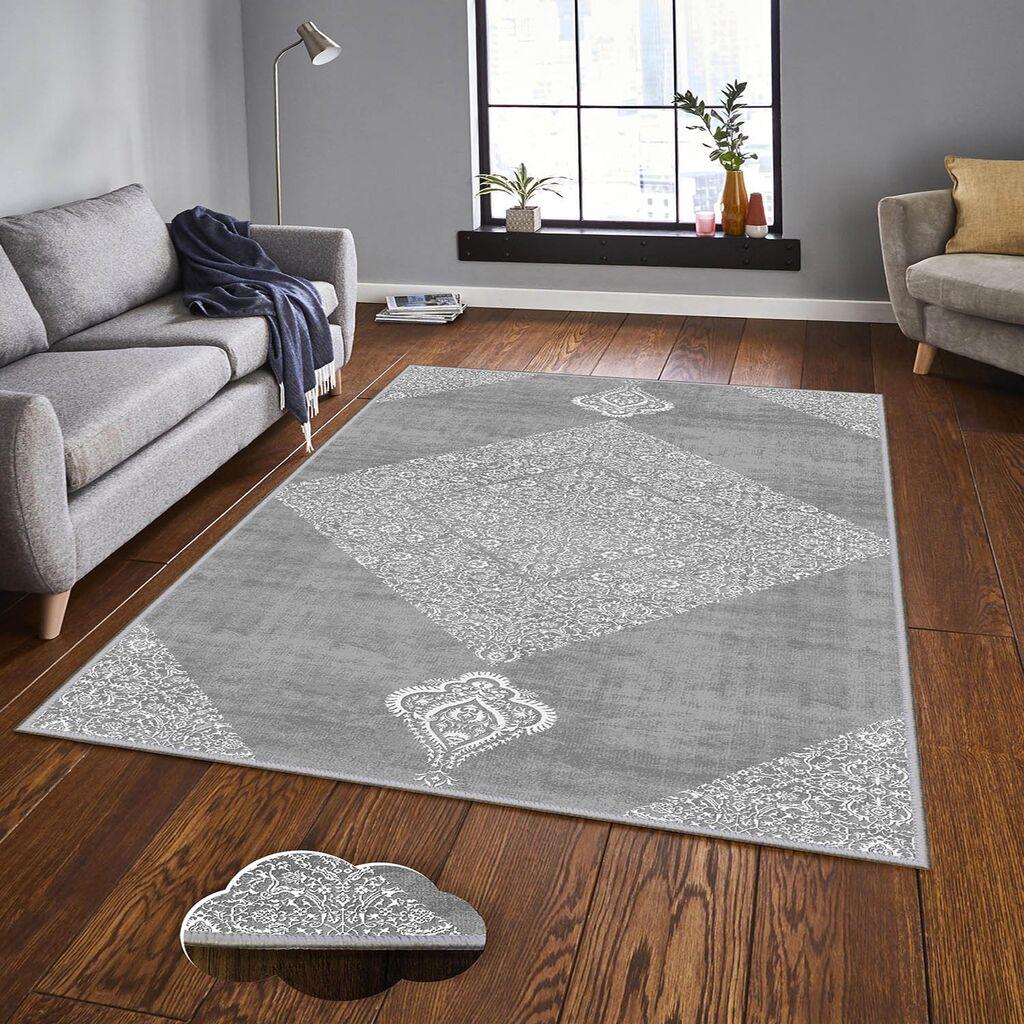 Conceptum Hypnose тепих Eexfab1165, правоаголен, 100x150 cm, сив