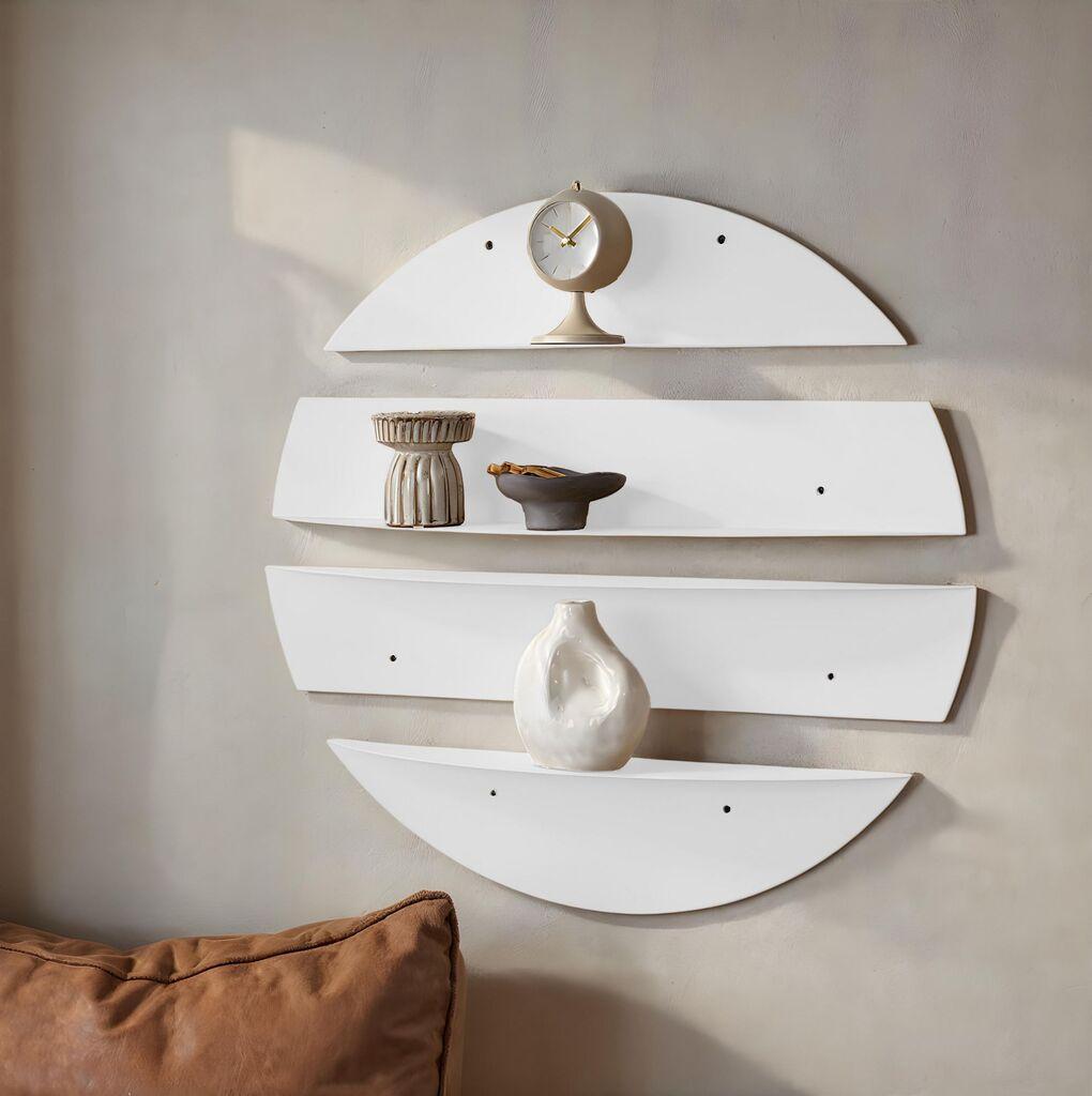 Hanah Home dzидна полица Vlnt118Byz, бела